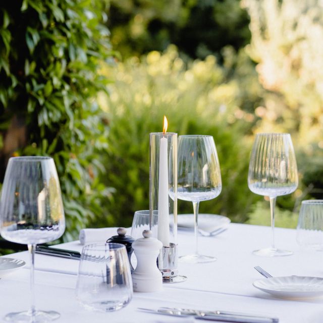 Terrasse du restaurant de l'hôtel Casa Paradisu à Ile Rousse